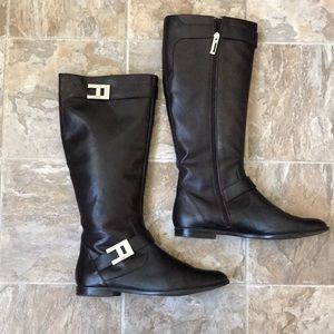 Dark Brown Calvin Klein boots